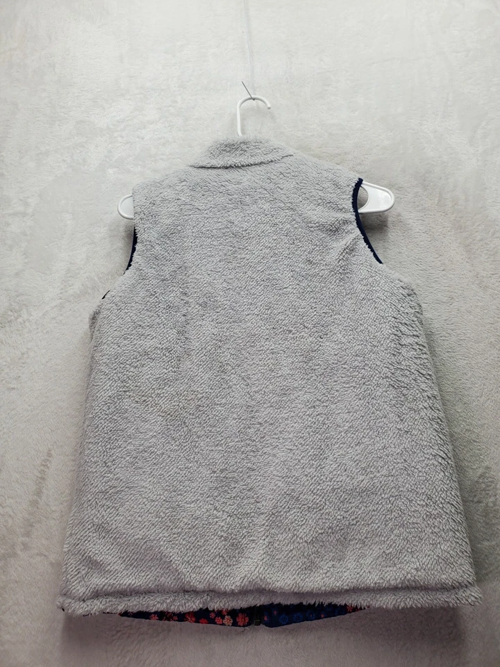 Chaleco reversible Buffalo by David Bitton para mujer grande multi floral difuso cremallera completa Foto 4 de 4