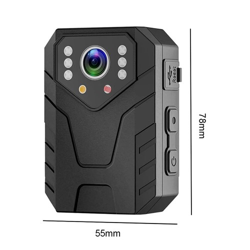 Mini cámara corporal de policía 1080P Full HD video DVR IR videocámara nocturna con pantalla - Imagen 22 de 24
