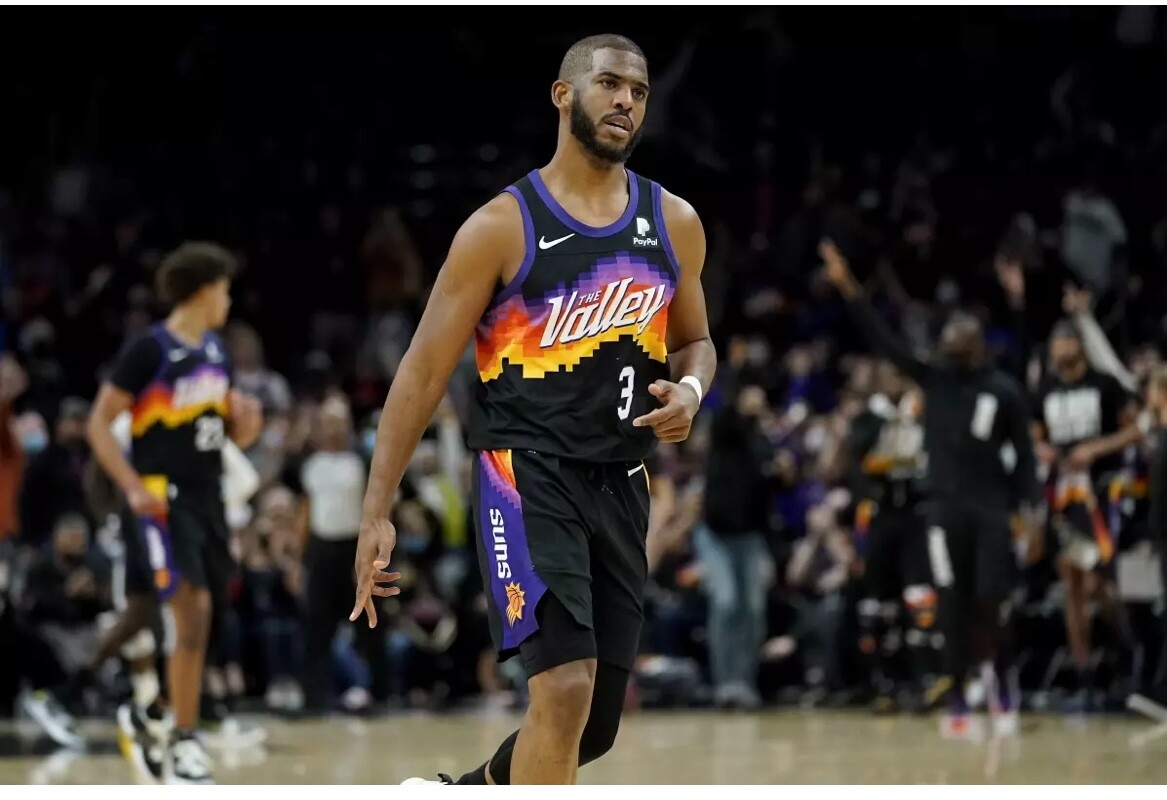CHRIS PAUL #3 Phoenix Suns Nba Vintage Basketball Jersey by