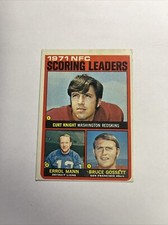 1972 Topps - #8 Bruce Gossett, Errol Mann, Curt Knight