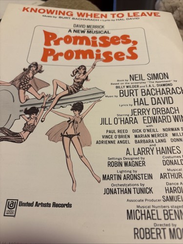 KNOWING WHEN TO LIVE Promises, Promises Vintage Noten