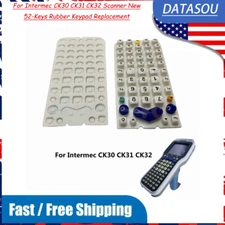 For Intermec CK30 CK31 CK32 Scanner New 52-Keys Rubber Keypad Replacement