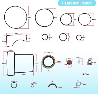 Upper Seal Kit For MerCruiser Bravo I II III X XR XZ 26-16709A1, 26-16 - Automotive Authority