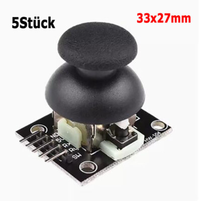 5 Stück für Arduino Dual-Axis XY Joystick Modul PS2 Spiel Joystick Steuersensor