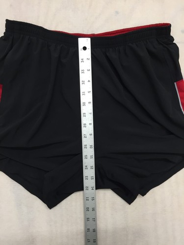 Nike Running Shorts Girls XL dri-fit black red pockets inside lined - Picture 4 of 11