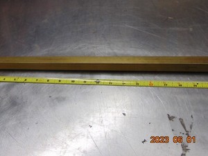 BRASS HEX BAR 1-1/16" x 12" long New Lathe Bar Stock 1-1/16" WIDE UP TO 60"