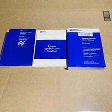 1989 1984 Linear Applications Seminar National Semiconductor Paperback book Lot