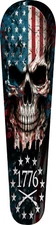 American Flag Skull Metal Dash Insert Fits 08-21 Street Glide & 10-21 Road Glide