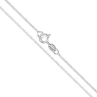Sterling Silver Box Chain .8mm Genuine Solid 925 Italy Classic New Necklace