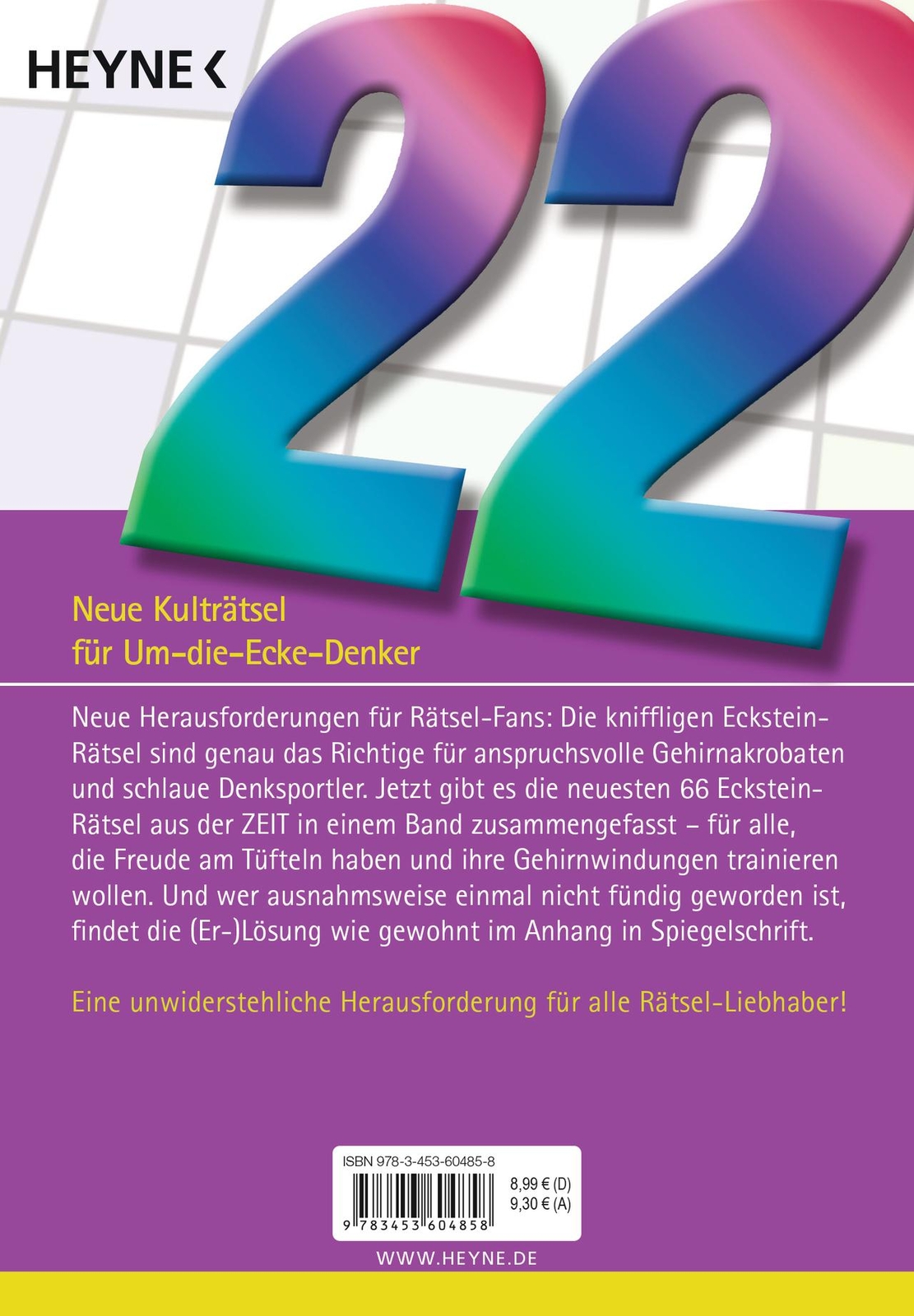 Thumbnail - Eckstein / Um Die Ecke Gedacht 22 / 9783453604858