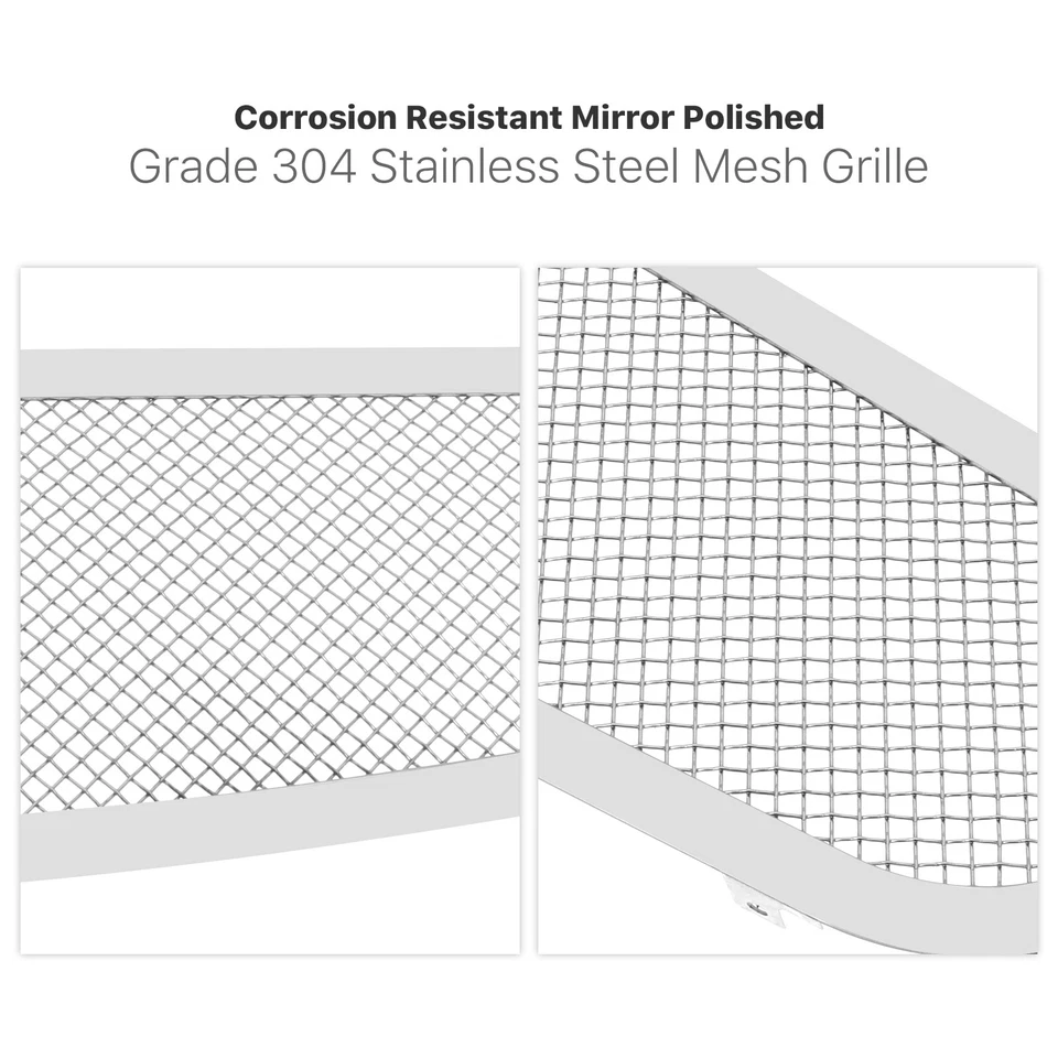 Inserto de rejilla superior principal de malla inoxidable para Cadillac DTS 2006-2010 Foto 4 de 4