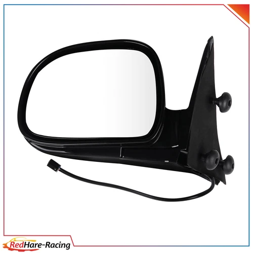 [Left] Side Mirror Power Black Fits For Chevrolet S10 Blazer Truck SUV 1994-1997