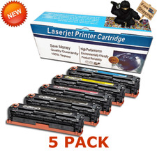 5PK Toner Cartridge for Canon 131 imageCLASS LBP7110CW MF8280CW MF624CW MF628CW