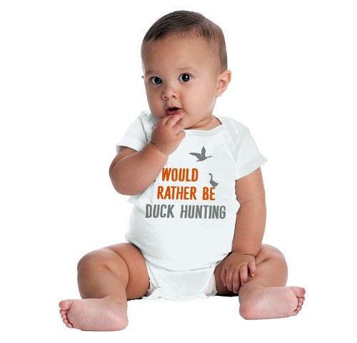 I Would Rather Be Duck Hunting | Hunt Hunter Romper Bodysuit - Picture 6 of 8