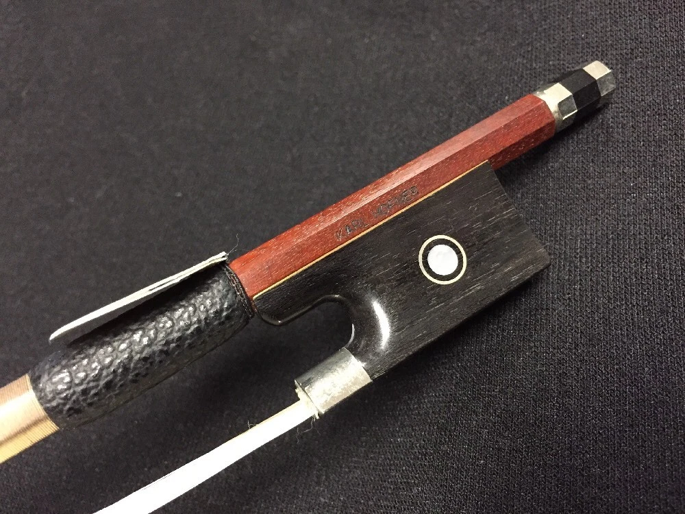 Karl Hofner H8 10 VK H810VK Violin Octagonal Pernambuco Silver Nickel Bow NEW
