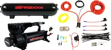 airmaxxx Blk 580 Compressor Kit w/3 Gal Tank, 120-150 Switch & Wiring – Air Ride