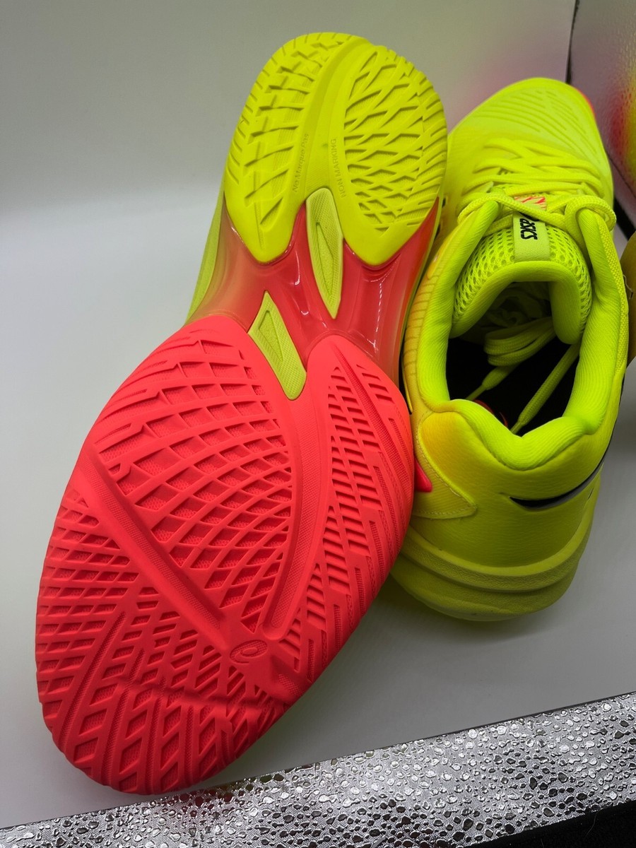 ASICS Volleyball Shoes SKY ELITE FF 3 PARIS Safety Yellow ASICS Volleyball Shoes SKY ELITE FF 3 PARIS Safety Yellow