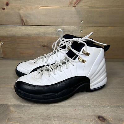 Nike Air Jordan 12 XII Retro Taxi 2013 Black White 153265-125