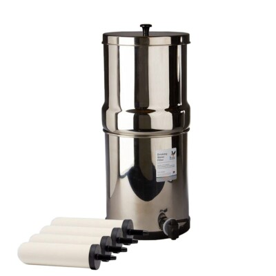 British Berkefeld  2.25 Gal. Water Purifier Filter System w/4 Ceramic Filters