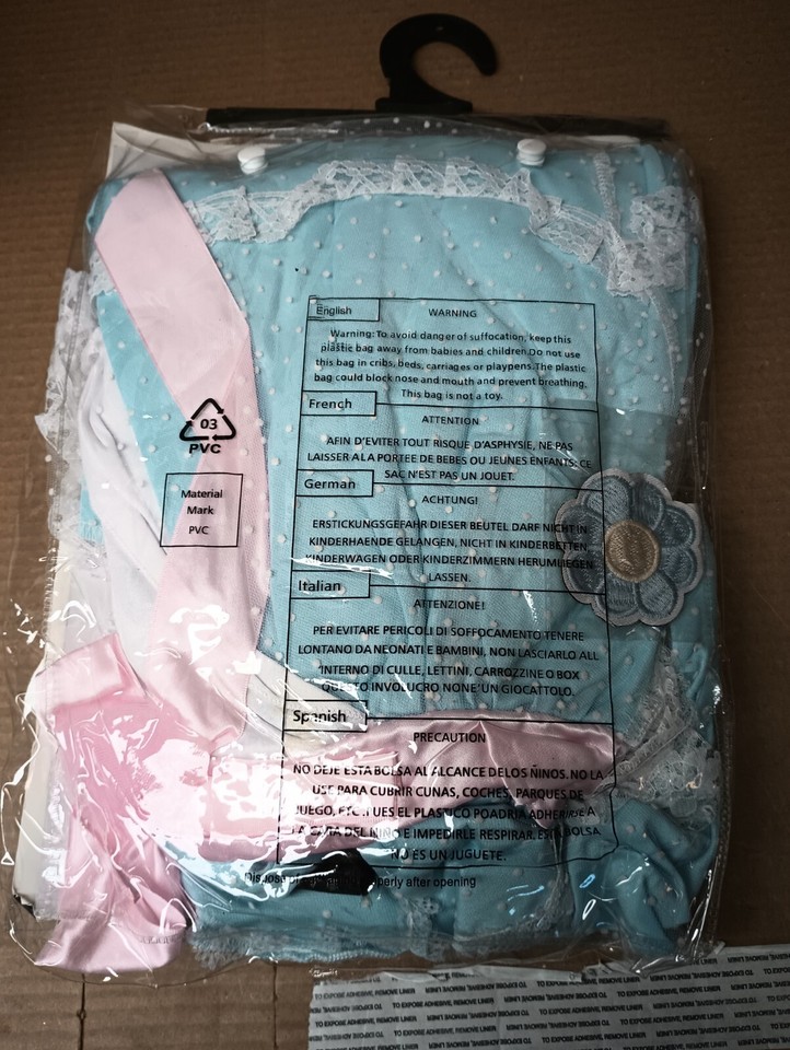 LEG AVENUE CREEPY SIBLING 2 PC ADULT COSTUME SIZE SMALL NEW FAST / FREE