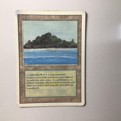 MTG Tropical Island Revised Edition - Rare (c)