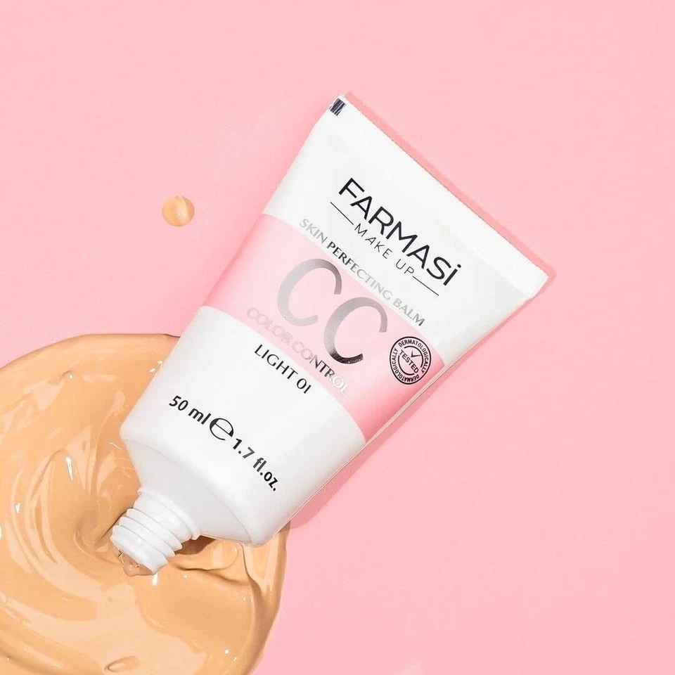 Farmasi CC Color Control Cream Foundation Cream 1.7 oz / 50 ml | Various Shades - Image 2 of 4