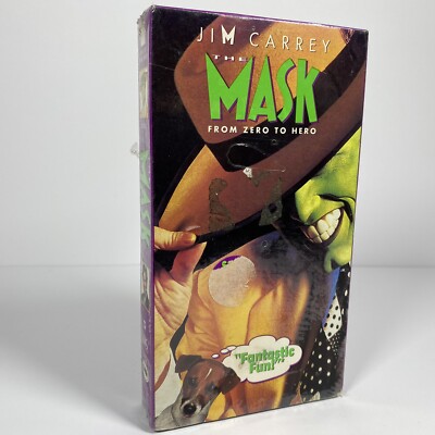 The Mask VHS 1995 Factory Sealed Jim Carrey  Cameron Diaz  Read Description