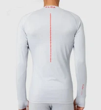 Floa All Action Base Layer Women's Half Zip Top White in Size 10-12