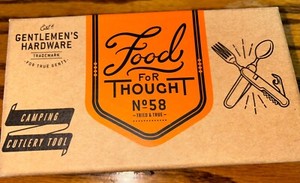  Gentlemen's Hardware 6in1 Camping Cutlery Tool Food for Thought No 5 knife fork