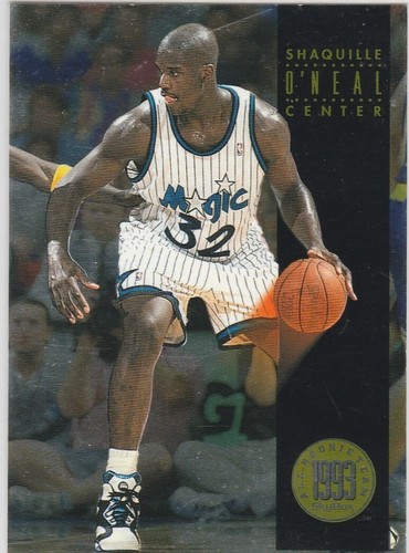 SHAQUILLE O'NEAL Shaq Skybox ALL-ROOKIE TEAM INSERT Basketball Card Magic Lakers