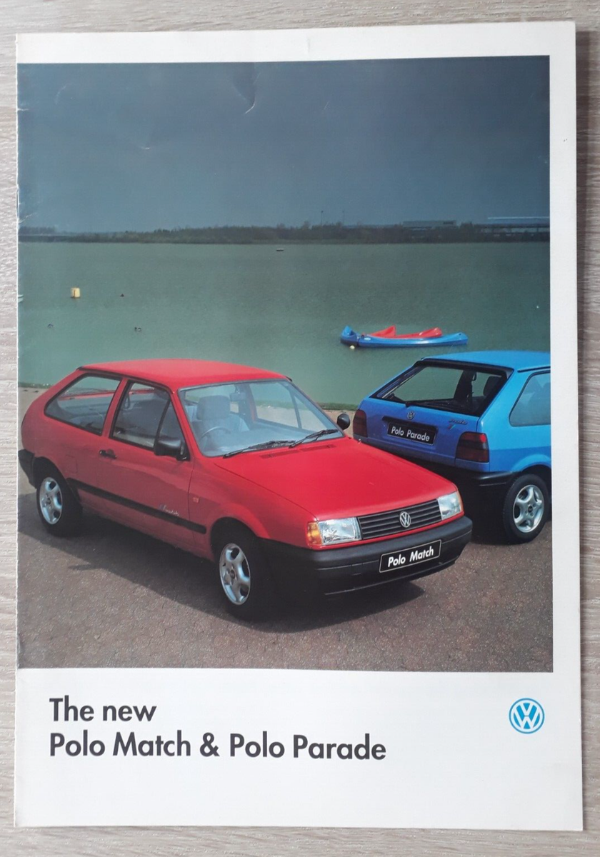 Volkswagen Polo Match Polo Parade Special Editions Brochure 1994