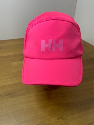 Helly Hansen Trail Hat Adult Adjustable Pink Polyester Running Athletic Cap