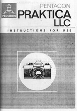 Pentacon Praktica LLC Instruction Manual Reprint