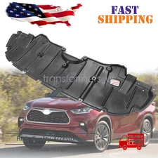 514410E100 For 2020-2023 Toyota Highlander Front Engine Splash Shields Black