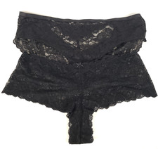 Torrid Curve Hipster  Cheeky Panties Plus Size 3 All Lace Keyhole Black