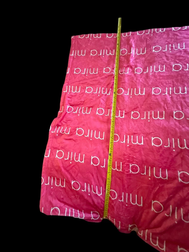 Nombre Personalizado “Mira” Manta Bebé Recién Nacido Niño Niña Personalizado Regalo de Cumpleaños Foto 3 de 4