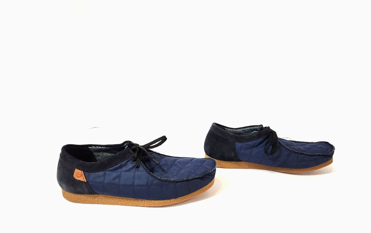 Clarks Men\'s Shacre II Step Navy Blue Textile Shoes Size 11 NEW Clarks Shacre II Step Navy Extreme Comfort Quilted Lace Up  main image 3