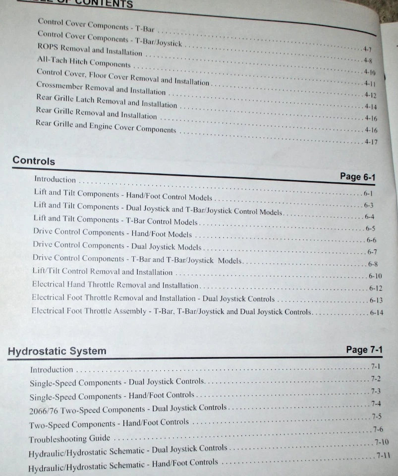 Gehl 5640E 6640E Mustang 2066 2076 2086 Service Manual & Yanmar Engine Manuals - Image 4 of 4