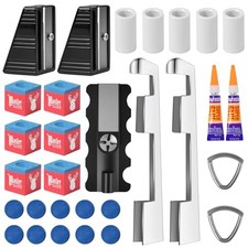28 PCS 5-in-1 Billiard Cue Tips, Pool cue TipsReplacement Kit, Pool Cue