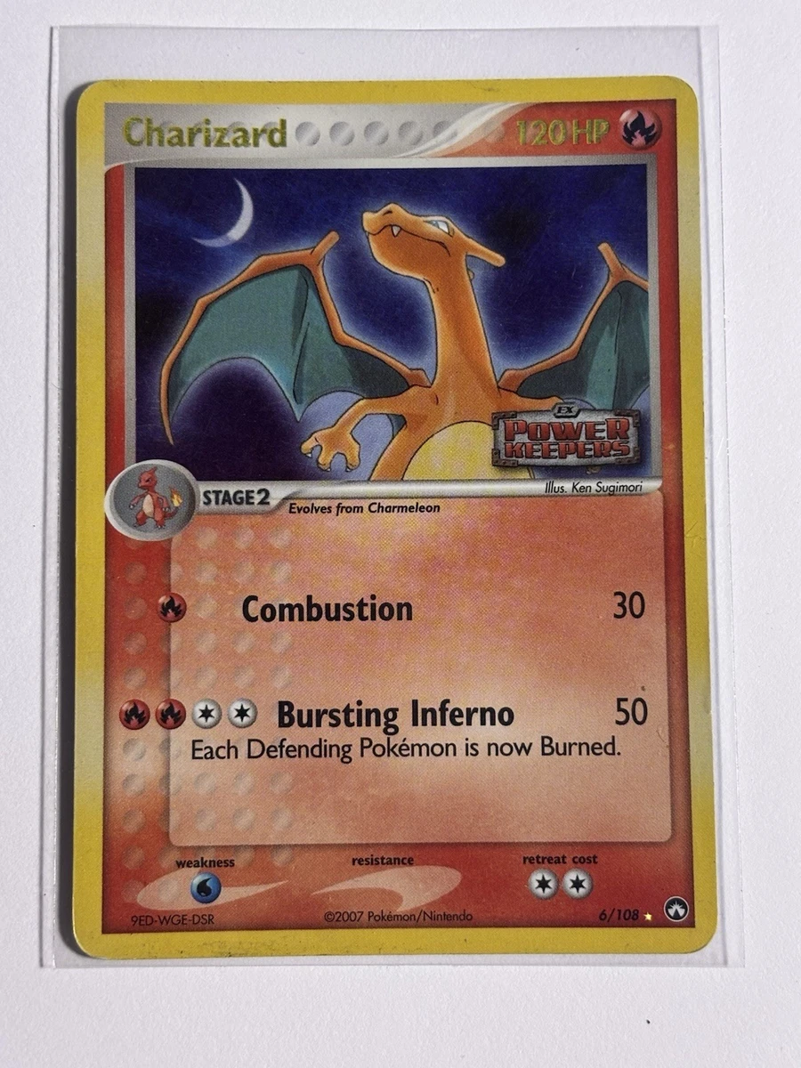 Charizard Pokémon TCG EX Power Keepers Individual Collectible Card
