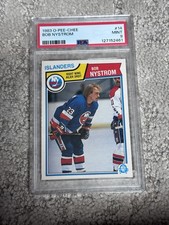 1983 O-PEE-CHEE OPC HOCKEY CARD PSA 9 NEW YORK ISLANDERS BOB NYSTROM