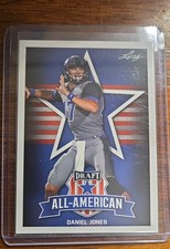 2019 Leaf Draft - All-American Daniel Jones #70 (RC)