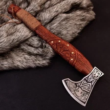 CUSTOM Handforged DAMASCUS STEEL  TOMAHAWK Axe | HATCHET