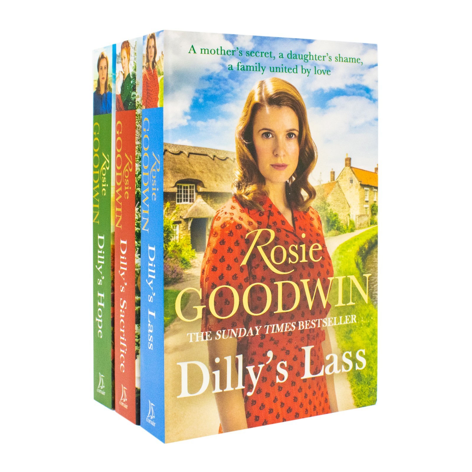 Rosie Goodwin 3 Books Set Collection Dillys Hope, Dillys Lass & Sacrifice