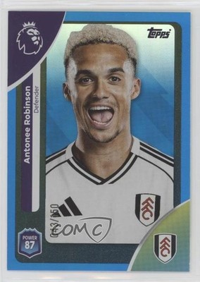 2025-26 Topps Premier League Blue Rainbow Foil 43/150 Antonee Robinson #150 13ql
