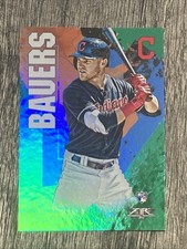 2019 Topps Fire Baseball Card Green #86 Jake Bauers RC Cleveland Indians /199