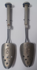 Vintage Ecko Metal Shoe Stretchers Pair Adjustable Mid Century Shoe Trees