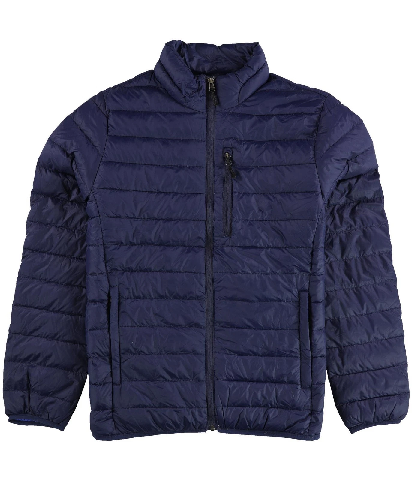 Club Room Mens Down Packable Quilted Puffer Jacket, navy, XL