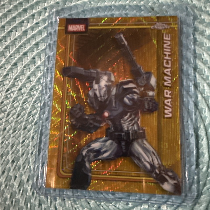 2026 Topps Chrome Marvel Gold War Machine /50 #193