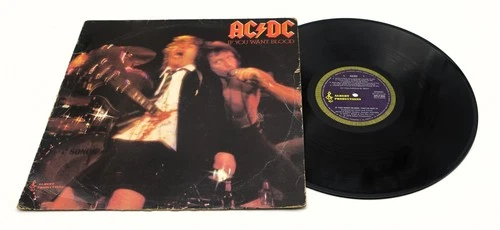 AC/DC If You Want Blood 1978 Vinyl LP Record Aussie Blue Label 1st Press VG+